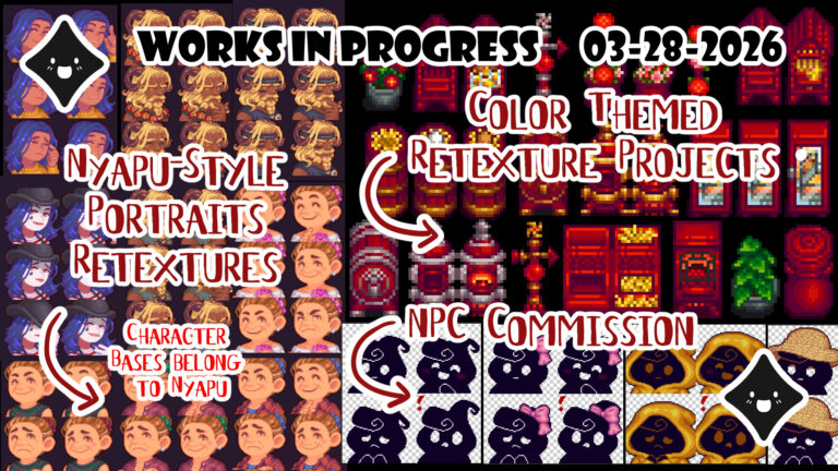 Works In Progress 03-28-2026