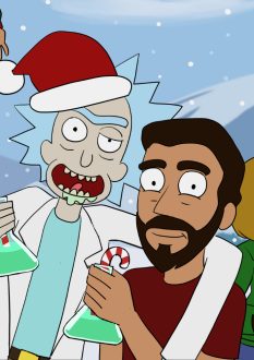 2022 Rick and Morty Christmas Fan Art